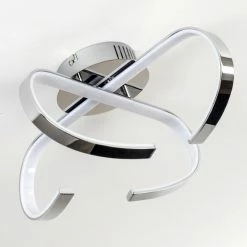 Hofstein Cano Deckenleuchte LED Chrom, 1-flammig -Bürolampen Verkäufe cano deckenleuchte h167459 2