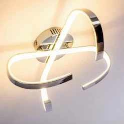 Hofstein Cano Deckenleuchte LED Chrom, 1-flammig -Bürolampen Verkäufe cano deckenleuchte h167459 3