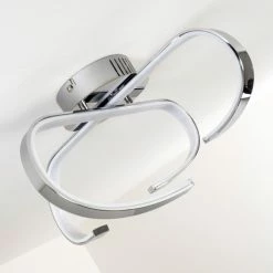 Hofstein Cano Deckenleuchte LED Chrom, 1-flammig -Bürolampen Verkäufe cano deckenleuchte h167459 8