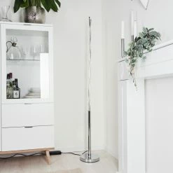 Hofstein Carmacks Stehleuchte LED Silber, 2-flammig 19 Hofstein Carmacks Stehleuchte LED Silber, 2-flammig -Bürolampen Verkäufe carmacks stehleuchte h3438985 9