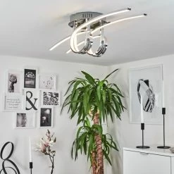 Hofstein Casale Deckenleuchte LED Chrom, 2-flammig 18 Hofstein Casale Deckenleuchte LED Chrom, 2-flammig -Bürolampen Verkäufe casale deckenleuchte h167374 6