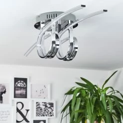 Hofstein Casale Deckenleuchte LED Chrom, 2-flammig 21 Hofstein Casale Deckenleuchte LED Chrom, 2-flammig -Bürolampen Verkäufe casale deckenleuchte h167374 9