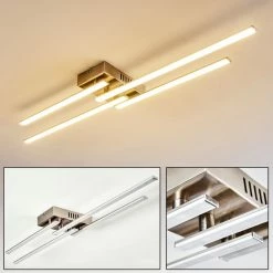 Hofstein Casale Deckenleuchte LED Chrom, 1-flammig -Bürolampen Verkäufe casale deckenleuchte h167381 19