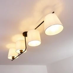 Hofstein Cayuta Deckenleuchte Schwarz, 4-flammig 18 Hofstein Cayuta Deckenleuchte Schwarz, 4-flammig -Bürolampen Verkäufe cayuta deckenleuchte h3368961 3