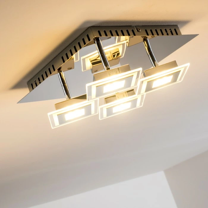 Hofstein Cerreto Deckenleuchte LED Chrom, 4-flammig 13 Hofstein Cerreto Deckenleuchte LED Chrom, 4-flammig – Bild 13