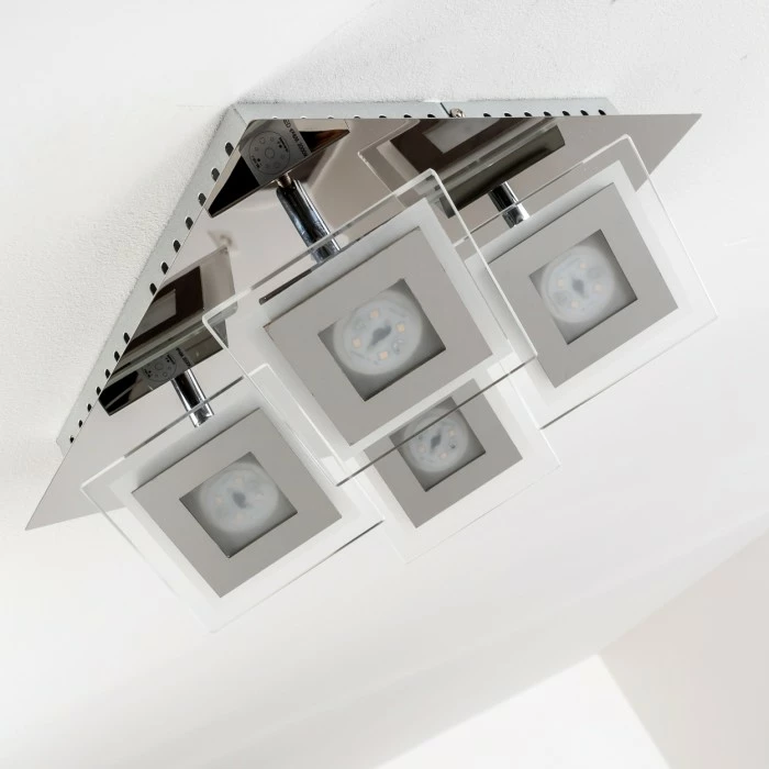 Hofstein Cerreto Deckenleuchte LED Chrom, 4-flammig 17 Hofstein Cerreto Deckenleuchte LED Chrom, 4-flammig – Bild 17