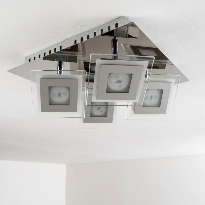 Hofstein Cerreto Deckenleuchte LED Chrom, 4-flammig 18 Hofstein Cerreto Deckenleuchte LED Chrom, 4-flammig – Bild 18