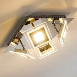 Hofstein Cerreto Deckenleuchte LED Chrom, 4-flammig 39 Hofstein Cerreto Deckenleuchte LED Chrom, 4-flammig -Bürolampen Verkäufe cerreto deckenleuchte c29533f 4a 19