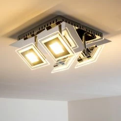 Hofstein Cerreto Deckenleuchte LED Chrom, 4-flammig 22 Hofstein Cerreto Deckenleuchte LED Chrom, 4-flammig -Bürolampen Verkäufe cerreto deckenleuchte c29533f 4a 2