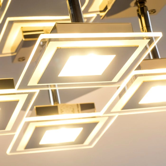 Hofstein Cerreto Deckenleuchte LED Chrom, 4-flammig 8 Hofstein Cerreto Deckenleuchte LED Chrom, 4-flammig – Bild 8