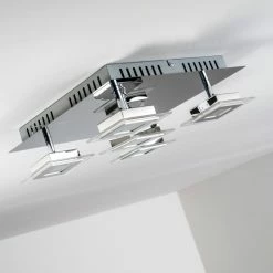 Hofstein Cerreto Deckenleuchte LED Chrom, 5-flammig -Bürolampen Verkäufe cerreto deckenleuchte c29533f 5a 15