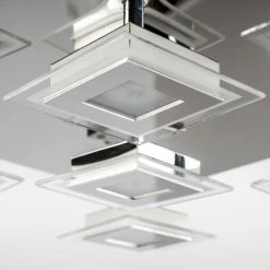 Hofstein Cerreto Deckenleuchte LED Chrom, 5-flammig -Bürolampen Verkäufe cerreto deckenleuchte c29533f 5a 16