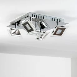 Hofstein Cerreto Deckenleuchte LED Chrom, 5-flammig -Bürolampen Verkäufe cerreto deckenleuchte c29533f 5a 6