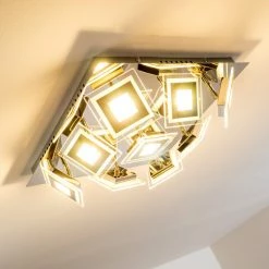 Hofstein Cerreto Deckenleuchte LED Chrom, 9-flammig -Bürolampen Verkäufe cerreto deckenleuchte c29533f 9a 11