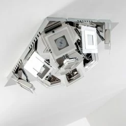 Hofstein Cerreto Deckenleuchte LED Chrom, 9-flammig -Bürolampen Verkäufe cerreto deckenleuchte c29533f 9a 4