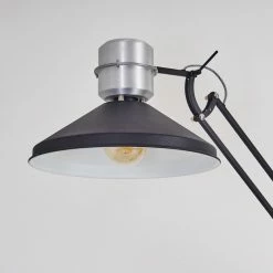 Hofstein Chara Stehleuchte Schwarz, Silber, 1-flammig -Bürolampen Verkäufe chara stehleuchte h3413883 13