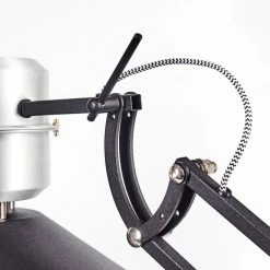 Hofstein Chara Stehleuchte Schwarz, Silber, 1-flammig -Bürolampen Verkäufe chara stehleuchte h3413883 2