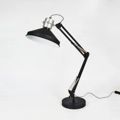 Hofstein Chara Tischleuchte Schwarz, Silber, 1-flammig -Bürolampen Verkäufe chara tischleuchte h3413296 7