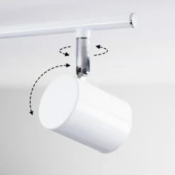 Hofstein Chennai Deckenleuchte LED Chrom, Weiß, 4-flammig -Bürolampen Verkäufe chennai deckenleuchte h3319635 5