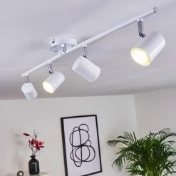 Hofstein Chennai Deckenleuchte LED Chrom, Weiß, 4-flammig -Bürolampen Verkäufe chennai deckenleuchte h3319635 6