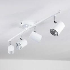 Hofstein Chennai Deckenleuchte LED Chrom, Weiß, 4-flammig -Bürolampen Verkäufe chennai deckenleuchte h3319635 7