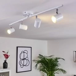 Hofstein Chennai Deckenleuchte LED Chrom, Weiß, 4-flammig -Bürolampen Verkäufe chennai deckenleuchte h3319635 8