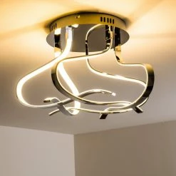 Hofstein Colle Deckenleuchte LED Chrom, 1-flammig -Bürolampen Verkäufe colle deckenleuchte h167404 2