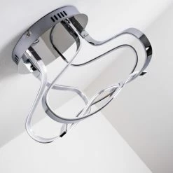 Hofstein Colle Deckenleuchte LED Chrom, 1-flammig -Bürolampen Verkäufe colle deckenleuchte h167404 6