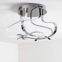 Hofstein Colle Deckenleuchte LED Chrom, 1-flammig -Bürolampen Verkäufe colle deckenleuchte h167404 7