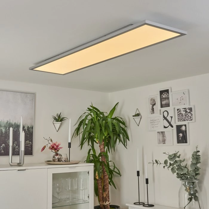 Hofstein Colminy Deckenpanel LED Silber, 1-flammig 7 Hofstein Colminy Deckenpanel LED Silber, 1-flammig – Bild 7