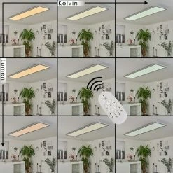 Hofstein Colminy Deckenpanel LED Silber, 1-flammig 19 Hofstein Colminy Deckenpanel LED Silber, 1-flammig -Bürolampen Verkäufe colminy deckenpanel h3446379 7