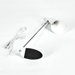 Hofstein Corralcay Tischleuchte Chrom, Weiß, 1-flammig -Bürolampen Verkäufe corralcay tischleuchte h3408032 4