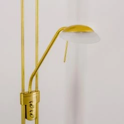 Hofstein Deckenfluter Biot LED Messing, 2-flammig -Bürolampen Verkäufe deckenfluter biot h165608 18