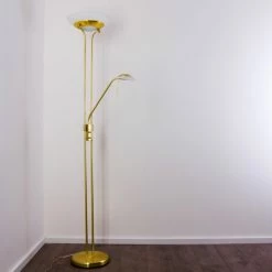 Hofstein Deckenfluter Biot LED Messing, 2-flammig -Bürolampen Verkäufe deckenfluter biot h165608 3