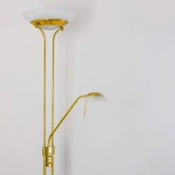 Hofstein Deckenfluter Biot LED Messing, 2-flammig -Bürolampen Verkäufe deckenfluter biot h165608 6