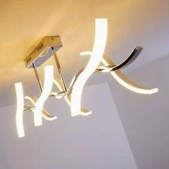 Hofstein Deckenleuchte Andria LED Chrom, 6-flammig -Bürolampen Verkäufe deckenleuchte andria h167862 12