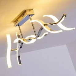 Hofstein Deckenleuchte Andria LED Chrom, 6-flammig -Bürolampen Verkäufe deckenleuchte andria h167862 15