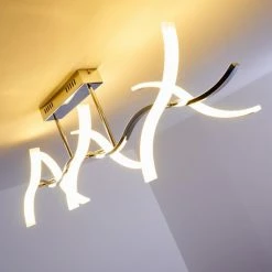 Hofstein Deckenleuchte Andria LED Chrom, 6-flammig -Bürolampen Verkäufe deckenleuchte andria h167862 18