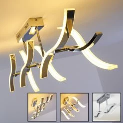 Hofstein Deckenleuchte Andria LED Chrom, 6-flammig -Bürolampen Verkäufe deckenleuchte andria h167862 33