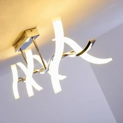 Hofstein Deckenleuchte Andria LED Chrom, 6-flammig -Bürolampen Verkäufe deckenleuchte andria h167862 6