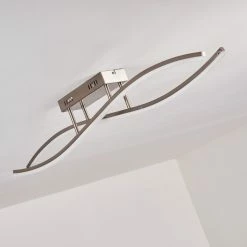 Hofstein Deckenleuchte Atina LED Nickel-Matt, 1-flammig -Bürolampen Verkäufe deckenleuchte atina h167978 do1 16