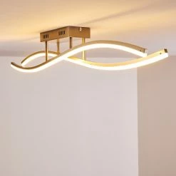 Hofstein Deckenleuchte Atina LED Nickel-Matt, 1-flammig -Bürolampen Verkäufe deckenleuchte atina h167978 do1 5