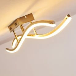 Hofstein Deckenleuchte Atina LED Nickel-Matt, 1-flammig -Bürolampen Verkäufe deckenleuchte atina h167978 do1 6