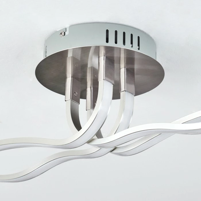 Hofstein Deckenleuchte CORATO LED Nickel-Matt, 1-flammig 3 Hofstein Deckenleuchte CORATO LED Nickel-Matt, 1-flammig – Bild 3