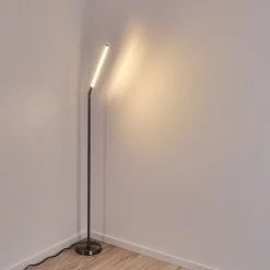 Hofstein Deje Stehleuchte LED Nickel-Matt, 1-flammig -Bürolampen Verkäufe deje stehleuchte h3306772 4