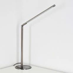 Hofstein Deje Tischleuchte LED Nickel-Matt, 1-flammig -Bürolampen Verkäufe deje tischleuchte h3306758 10