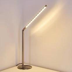 Hofstein Deje Tischleuchte LED Nickel-Matt, 1-flammig -Bürolampen Verkäufe deje tischleuchte h3306758 2