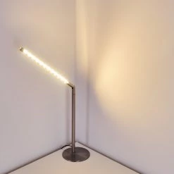 Hofstein Deje Tischleuchte LED Nickel-Matt, 1-flammig -Bürolampen Verkäufe deje tischleuchte h3306758 7