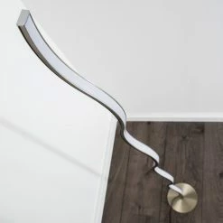 Hofstein Dillon Stehlampe LED Nickel-Matt, 1-flammig -Bürolampen Verkäufe dillon stehlampe h3000588 18