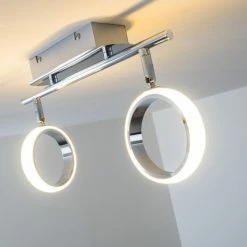 Hofstein Dobris Deckenspot LED Chrom, 2-flammig -Bürolampen Verkäufe dobris deckenspot h166889 10